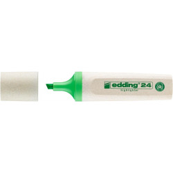 Teksta marķieris Edding 24, 2-5mm, nošķelts, zaļš