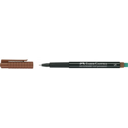 *Permanents marķieris Faber-Castell Multimark S, 0.4mm, brūns (P)