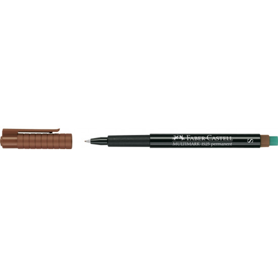 *Permanents marķieris Faber-Castell Multimark S, 0.4mm, brūns (P)