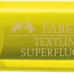 Teksta marķieris Faber-Castell Superfluorescent 1-5mm, nošķelts, dzeltens