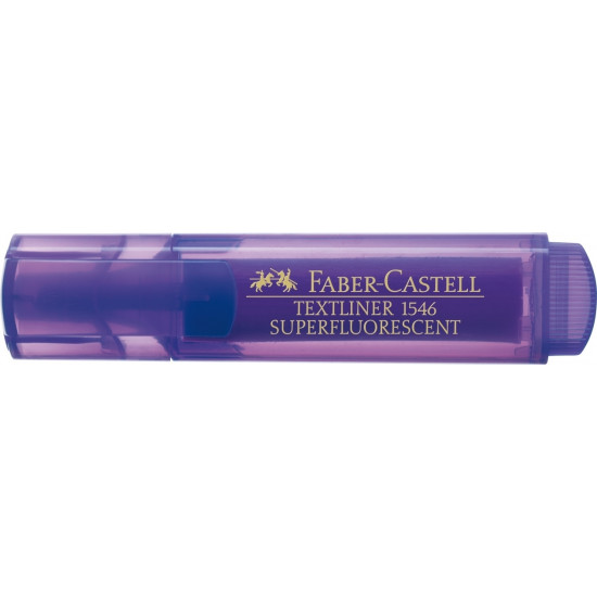 Teksta marķieris Faber-Castell Superfluorescent 1-5mm, nošķelts, violets