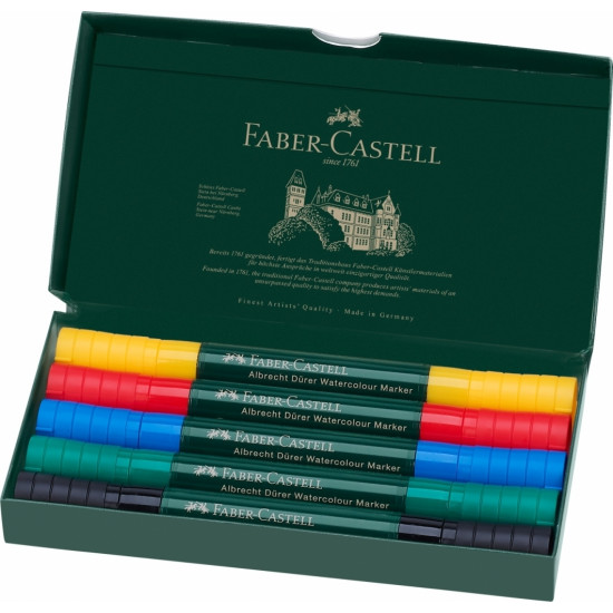 Akvareļu marķieri Faber-Castell Albrecht Dürer 5 krāsas