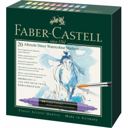 Маркеры акварельные Faber-Castell Albrecht Dürer, 20 цветов