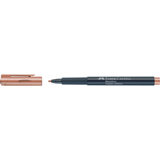 Flomāsters Faber-Castell Metallics 1.5mm, dekorēšanai, 252 Copper Cabana Bronza