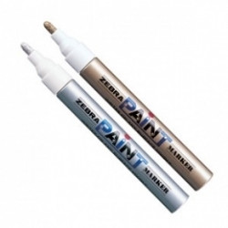 *Marķieris Zebra Paint 2.0mm, sudraba