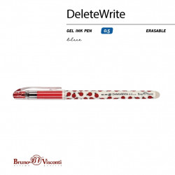 *Gēla pildspalva Bruno Visconti DeleteWrite Mārīte, izdzēšama, 0.5mm, zila