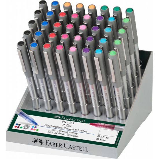 Tintes pildspalva Faber-Castell displejs 40gab