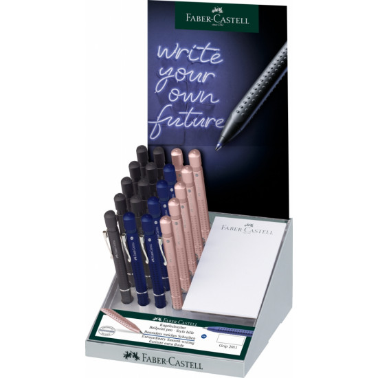 Displei Faber-Castell Grip 2011 pastapliiats XB 20tk