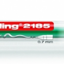 Gēla pildspalva Edding 2185, 0.7mm, metāliski zaļa