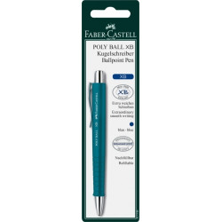 Lodīšu pildspalva Faber-Castell PolyBall XB, 0,6mm, zila