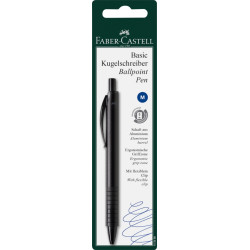 Шариковая ручка Faber-Castell Basic, синяя, 0.7 мм, блистер