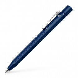 Lodīšu pildspalva Faber-Castell Grip 2011 XB, metāliska, Classic blue