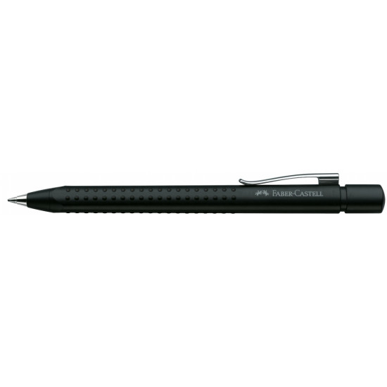 Lodīšu pildspalva Faber-Castell Grip 2011 XB, metāliska, Black