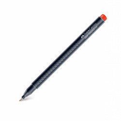 *Flomāstertipa pildspalva Faber Castell Finepen Grip 0.4mm, oranža