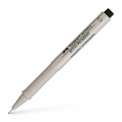 Flomāstertipa pildspalva Faber-Castell Ecco Pigment, 0.3mm, melna