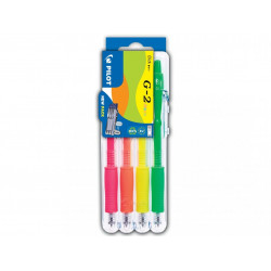 Гелевая ручка Pilot G-2 Set2Go 0.5 Neon