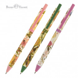 Lodīšu pildspalva Bruno Visconti ArtClick Flora.Bloom flowers 0.5mm, automātiska, zila, asorti