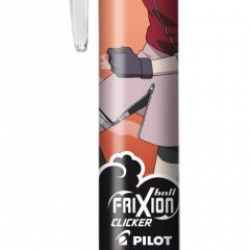 Gēla pildspalva Pilot Frixion Clicker Naruto 0.7mm, izdzēšama, automātiska, sarkana