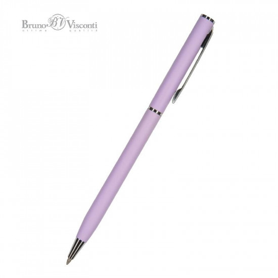 *Lodīšu pildspalva Bruno Visconti Palermo 0,7mm , zila, violets korpuss