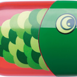 Zīmuļu asināmais Faber-Castell Parrot ar konteineru un dzēšgumiju, 2 diametri