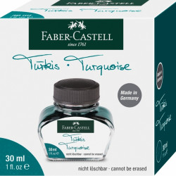 *Tinte Faber-Castell 30ml, tirkīza