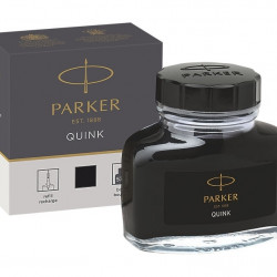 Tinte Parker Quink 57ml, stikla pudelīte, melna