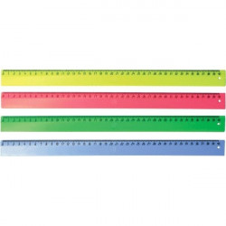 *Lineāls deVente Air Fluo, 40cm neona krāsās