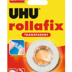 Līmlente UHU Rollafix, 19mmx25m, caurspīdīga, viegli noplēšama