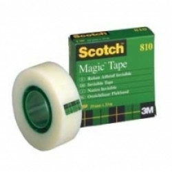 Līmlente 3M Scotch 810 Magic, 12mmx33m, matēta, caurspīdīga