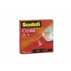 Лента клейкая SCOTCH Crystal 12мм х33м