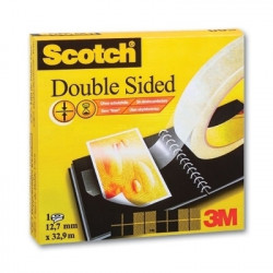 Abpusējā līmlente 3M Scotch Double Sided, 12.7mmx22.8m, caurspīdīga