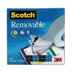 Līmlente 3M Scotch Magic Removable, 19mmx33m, matēta