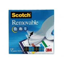 Līmlente 3M Scotch Magic Removable, 19mmx33m, matēta