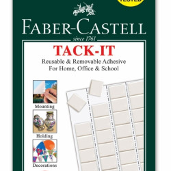 Līmpasta Faber-Castell Tack-it, 50g, balta