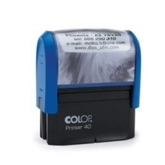 Корпус для печати Colop Printer 40 23x59mm, синий