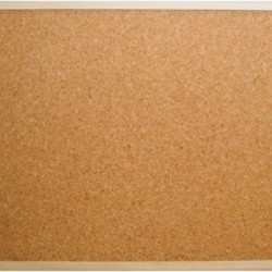 Korķa tāfele 2X3 EcoBoard 80x60cm, koka rāmis