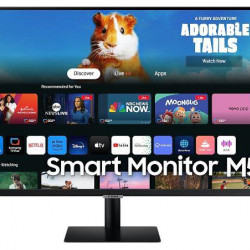 LCD Monitor|SAMSUNG|27"|TV Monitor/Smart|Panel VA|1920x1080|16:9|60Hz|Matte|4 ms|Speakers|Tilt|Colour Black|LS27DM500EUXDU