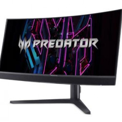 LCD Monitor|ACER|Predator X34Vbmiiphuzx|34"|Gaming/Curved/21 : 9|Panel OLED|3440x1440|21:9|0.1 ms|Speakers|Swivel|Height adjustable|Tilt|Colour Black|UM.CXXEE.V01