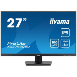 LCD Monitor|IIYAMA|27"|Business|Panel IPS|2560x1440|16:9|100Hz|Matte|1 ms|Speakers|Tilt|Colour Black|XU2793QSU-B6