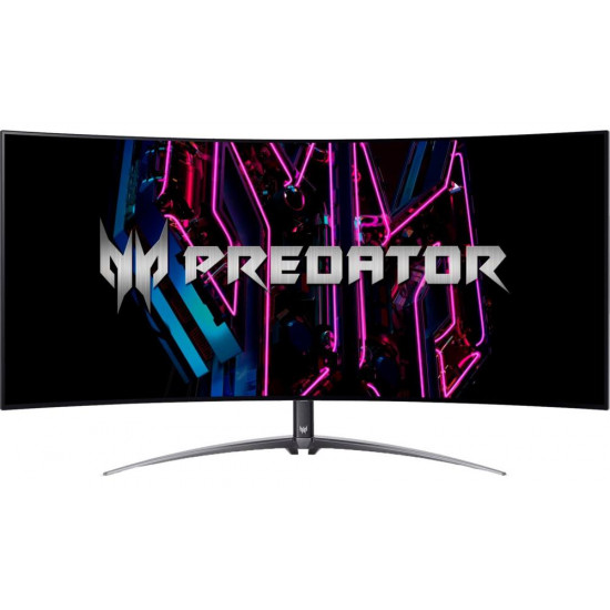 LCD Monitor|ACER|X45BMIIPHUZX|44.5"|Gaming/Curved/21 : 9|Panel OLED|3440x1440|21:9|240 Hz|Matte|0.1 ms|Speakers|Swivel|Tilt|Colour Black|UM.MXXEE.001