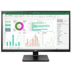 LCD Monitor|LG|27"|4K|Panel IPS|3840x2160|16:9|75Hz|Matte|5 ms|Speakers|Pivot|Height adjustable|Tilt|Colour Black|27BN55UP-B