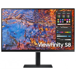 LCD Monitor|SAMSUNG|ViewFinity S8|32"|Business/4K|Panel IPS|3840x2160|16:9|60Hz|5 ms|Swivel|Pivot|Height adjustable|Tilt|Colour Black|LS32B800PXPXEN