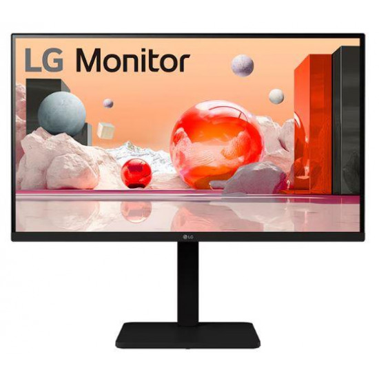 LCD Monitor|LG|27"|Panel IPS|1920x1080|16:9|100Hz|Matte|Speakers|Swivel|Pivot|Height adjustable|Tilt|Colour Black|27BA550-B