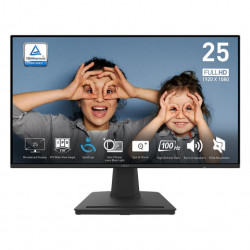 LCD Monitor|MSI|PRO MP252|24.5"|Panel IPS|1920x1080|16:9|100Hz|Matte|1 ms|Speakers|Tilt|Colour Black|PROMP252