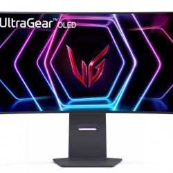 Monitor|LG|39GS95QE-B|39"|Gaming/Curved/21 : 9|Panel OLED|3440x1440|21:9|240Hz|Matte|0.03 ms|Swivel|Height adjustable|Tilt|Colour Black|39GS95QE-B