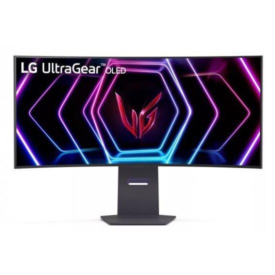 Monitor|LG|39GS95QE-B|39"|Gaming/Curved/21 : 9|Panel OLED|3440x1440|21:9|240Hz|Matte|0.03 ms|Swivel|Height adjustable|Tilt|Colour Black|39GS95QE-B