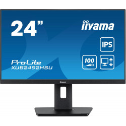 LCD Monitor|IIYAMA|XUB2492HSU-B6|24"|Panel IPS|1920x1080|16:9|Matte|0.4 ms|Speakers|Swivel|Pivot|Height adjustable|Tilt|Colour Black|XUB2492HSU-B6