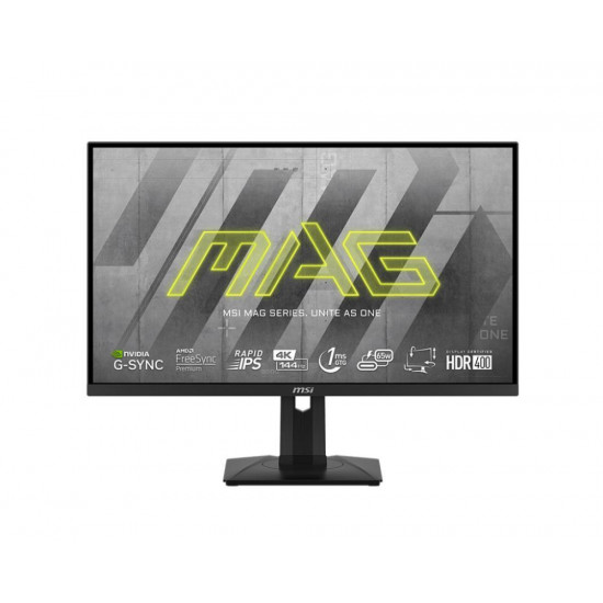 LCD Monitor|MSI|MAG 274UPF|27"|4K|Panel IPS|3840x2160|16:9|144Hz|Matte|1 ms|Swivel|Pivot|Height adjustable|Tilt|Colour Black|MAG274UPF