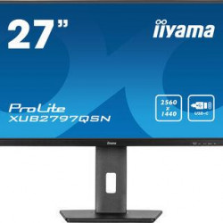 LCD Monitor|IIYAMA|27"|Business|Panel IPS|2560x1440|16:9|100Hz|Matte|1 ms|Speakers|Swivel|Pivot|Height adjustable|Tilt|Colour Black|XUB2797QSN-B1