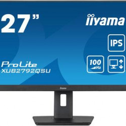 LCD Monitor|IIYAMA|27"|Business|Panel IPS|2560x1440|16:9|100Hz|Matte|0.4 ms|Speakers|Swivel|Pivot|Height adjustable|Tilt|Colour Black|XUB2792QSU-B6